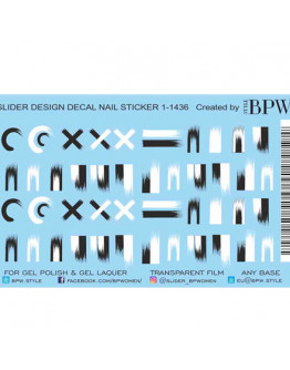 Набор, BPW.Style, Слайдер-дизайн «Краски графика» №1-1436w, 3 шт.