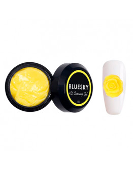 Bluesky, Пластилин Carving gel 4D №08, желтый