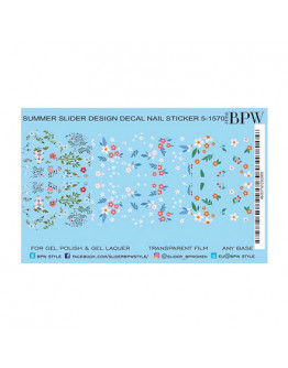Набор, BPW.style, Слайдер-дизайн «Мелкие цветы» №5-1570, 3 шт.