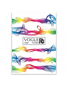 Набор, Vogue Nails, Слайдер-дизайн №206, 2 шт.