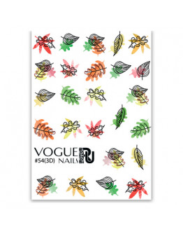 Набор, Vogue Nails, 3D-слайдер №54, 2 шт.
