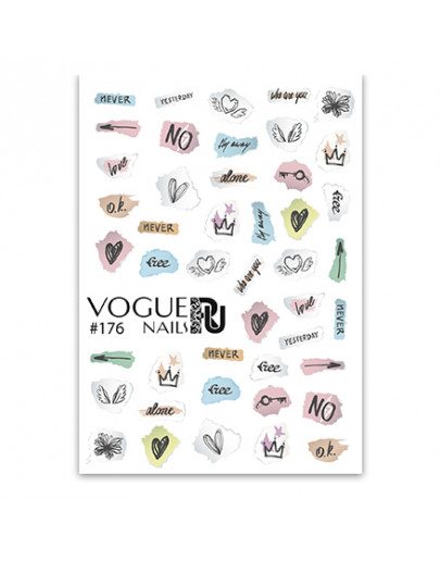 Vogue Nails, Слайдер-дизайн №176