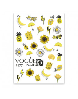 Набор, Vogue Nails, Слайдер-дизайн №177, 2 шт.
