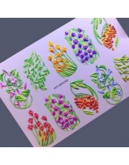 Anna Tkacheva, 3D-слайдер HT №150 «Цветы. Листья»