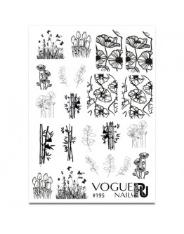 Набор, Vogue Nails, Слайдер-дизайн №195, 2 шт.