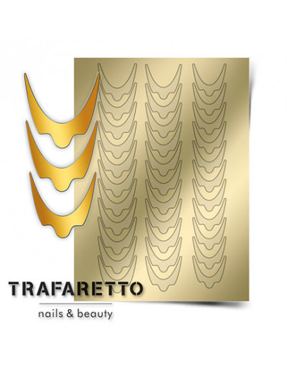 Trafaretto, Металлизированные наклейки CL-08, золото