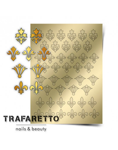 Trafaretto, Металлизированные наклейки PR-02, золото