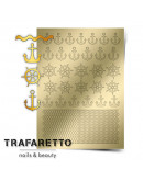 Набор, Trafaretto, Металлизированные наклейки Sea-01, золото, 2 шт.