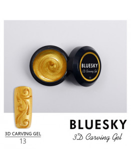 Bluesky, Гель-паста Carving 3D №13, золото
