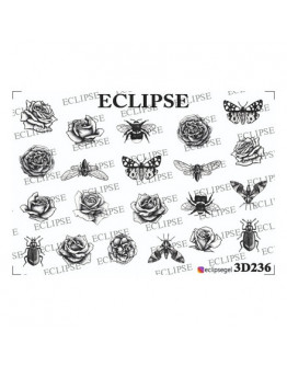 Eclipse, 3D-слайдер для ногтей №236