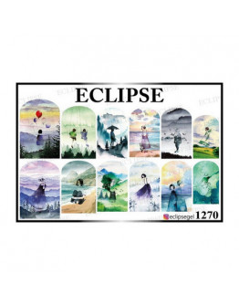 Eclipse, Слайдер-дизайн для ногтей №1270