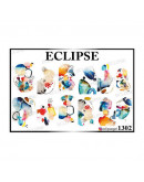 Набор, Eclipse, Слайдер-дизайн для ногтей №1302, 2 шт.