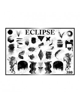 Eclipse, Слайдер-дизайн для ногтей №380