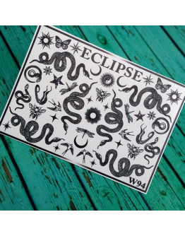 Eclipse, Слайдер-дизайн для ногтей W №94