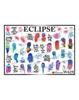 Eclipse, Слайдер-дизайн для ногтей W №629