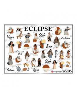 Eclipse, Слайдер-дизайн для ногтей W №705