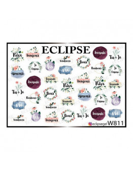 Eclipse, Слайдер-дизайн для ногтей W №811