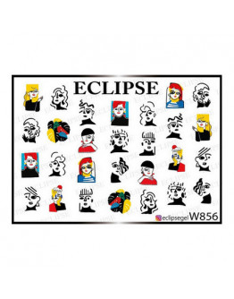 Eclipse, Слайдер-дизайн для ногтей W №856