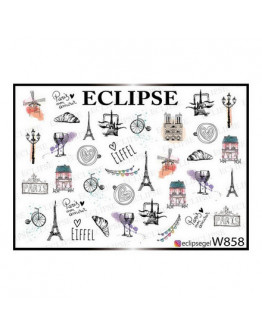 Eclipse, Слайдер-дизайн для ногтей W №858