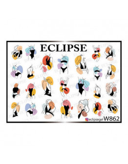 Eclipse, Слайдер-дизайн для ногтей W №862
