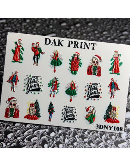 Набор, Dak Print, 3D-слайдер №108NY, 2 шт.