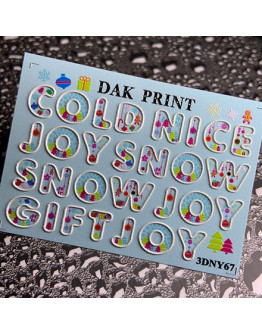 Dak Print, 3D-слайдер №67NY