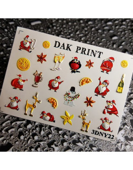 Набор, Dak Print, 3D-слайдер №22NY, 2 шт.