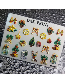 Набор, Dak Print, 3D-слайдер №9NY, 2 шт.