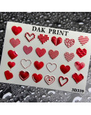 Набор, Dak Print, 3D-слайдер №339, 2 шт.