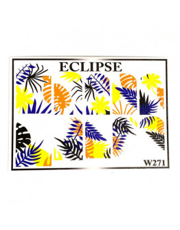 Набор, Eclipse, Слайдер-дизайн для ногтей W №271, 2 шт.