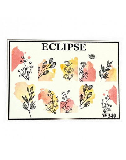 Eclipse, Слайдер-дизайн для ногтей W №340