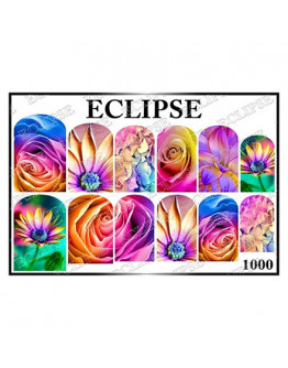 Набор, Eclipse, Слайдер-дизайн для ногтей №1000, 2 шт.