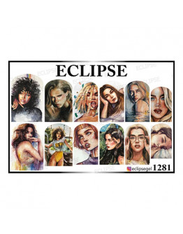 Eclipse, Слайдер-дизайн для ногтей №1281