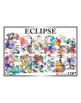 Набор, Eclipse, Слайдер-дизайн для ногтей №1287, 3 шт.