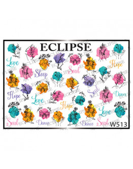 Eclipse, Слайдер-дизайн для ногтей W №513