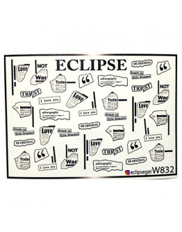 Eclipse, Слайдер-дизайн для ногтей W №832