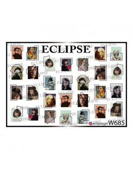 Eclipse, Слайдер-дизайн для ногтей W №685
