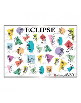 Eclipse, Слайдер-дизайн для ногтей W №691