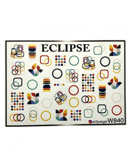 Eclipse, Слайдер-дизайн для ногтей W №840