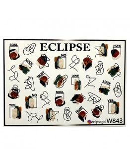 Eclipse, Слайдер-дизайн для ногтей W №843