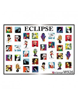 Eclipse, Слайдер-дизайн для ногтей W №926