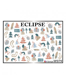 Eclipse, Слайдер-дизайн для ногтей W №979