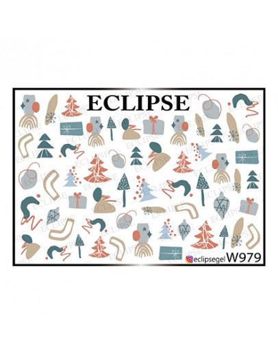 Eclipse, Слайдер-дизайн для ногтей W №979