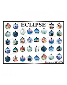 Eclipse, Слайдер-дизайн для ногтей W №985