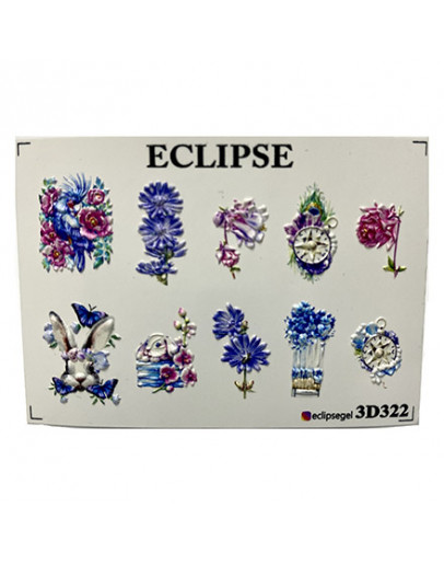 Eclipse, 3D-слайдер для ногтей №322