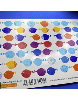 N-DESIGN, Слайдер-дизайн N-19, Colored Fishe