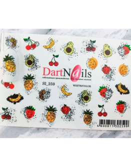 DartNails, Слайдер-дизайн Art-Fashion «Фрукты и ягоды» №259