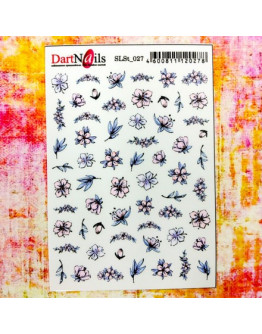 DartNails, Стикер «Цветы микс» №027