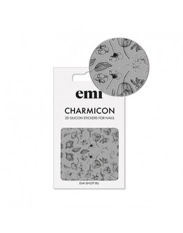 EMI, 3D-стикеры Charmicon №176, Цветы черные