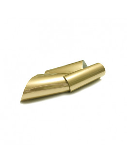 ruNail, Фольга для дизайна ногтей «Поталь», 4x100 см, золото
